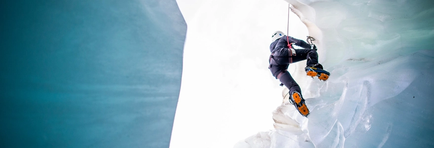 escalade de la glace